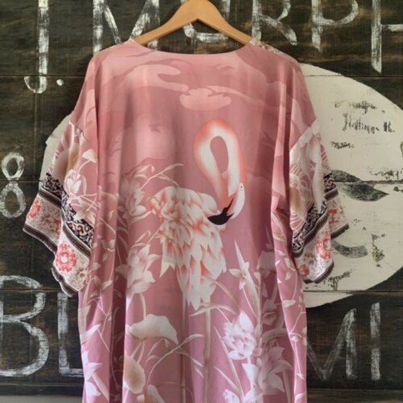 New Boho Gypsy Festival Kimono Duster Swim CoverUp - Picture 6 of 12